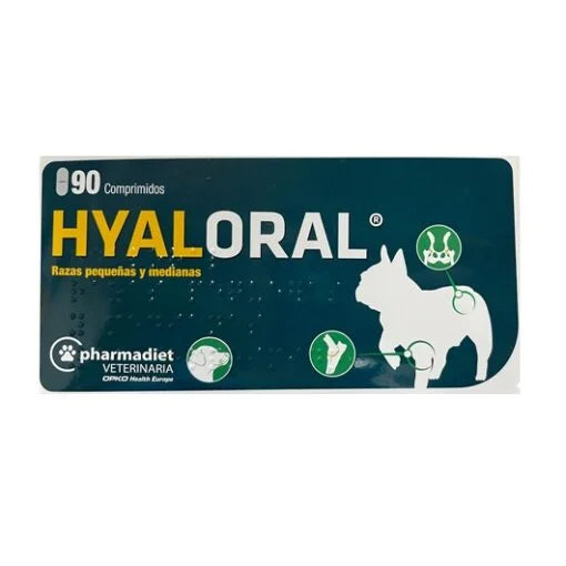 Hyaloral raza pequeña 90 comprimidos