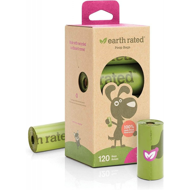 Earth Rated 8 Rollos De Recarga 120 Bolsas