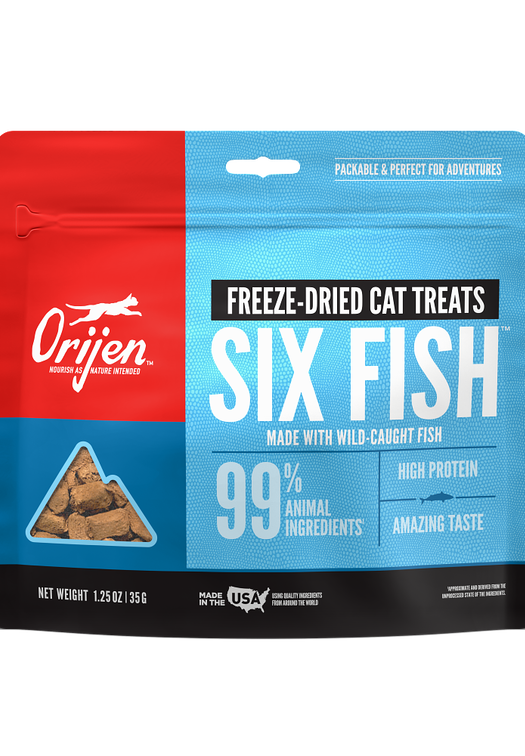 Orijen Treats Six Fish Cat 35g