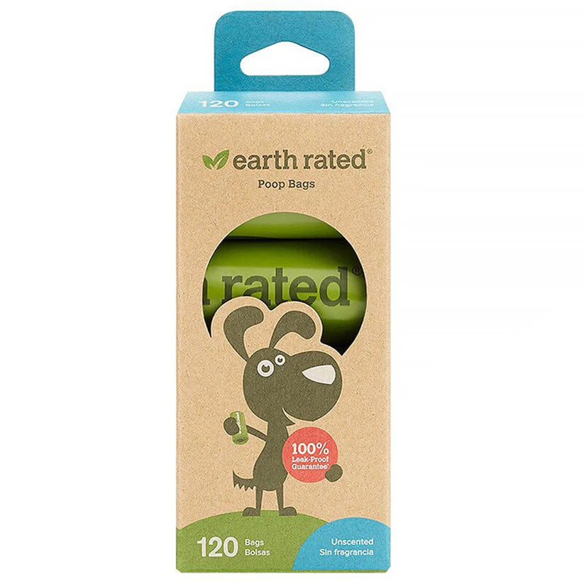Earth Rated 8 Rollos De Recarga 120 Bolsas