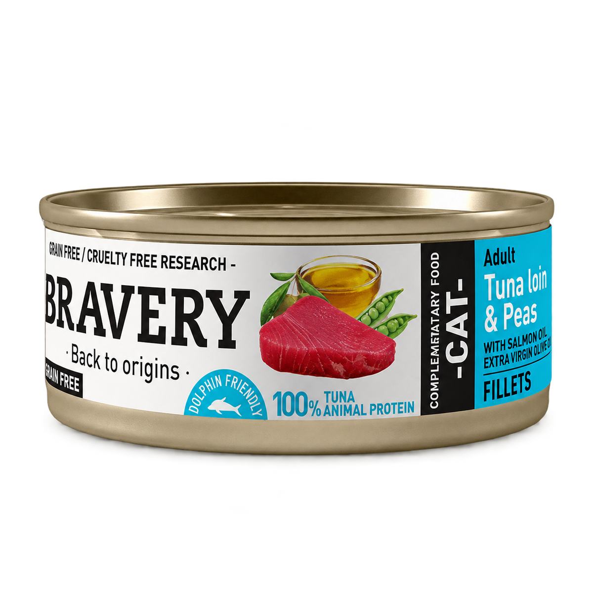 Bravery Atún y Arvejas lata 70 gr.